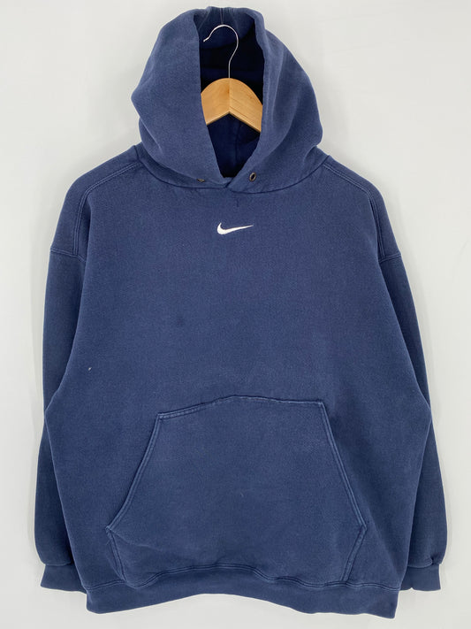 90’s NIKE CENTER SWOOSH Made in USA Size L Vintage Hoodie Sweat-Shirt / K7244