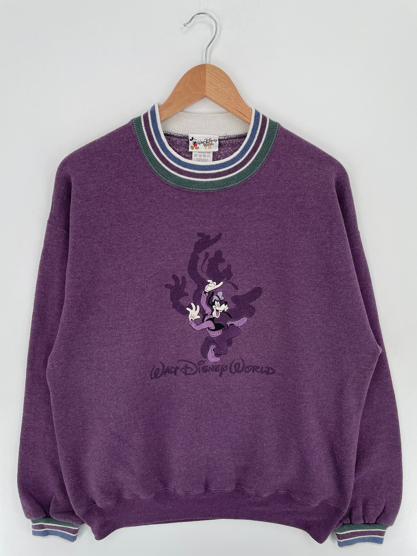 90's DISNEY GOOFY Made in USA Size L Vintage Sweat-Shirt / A2585