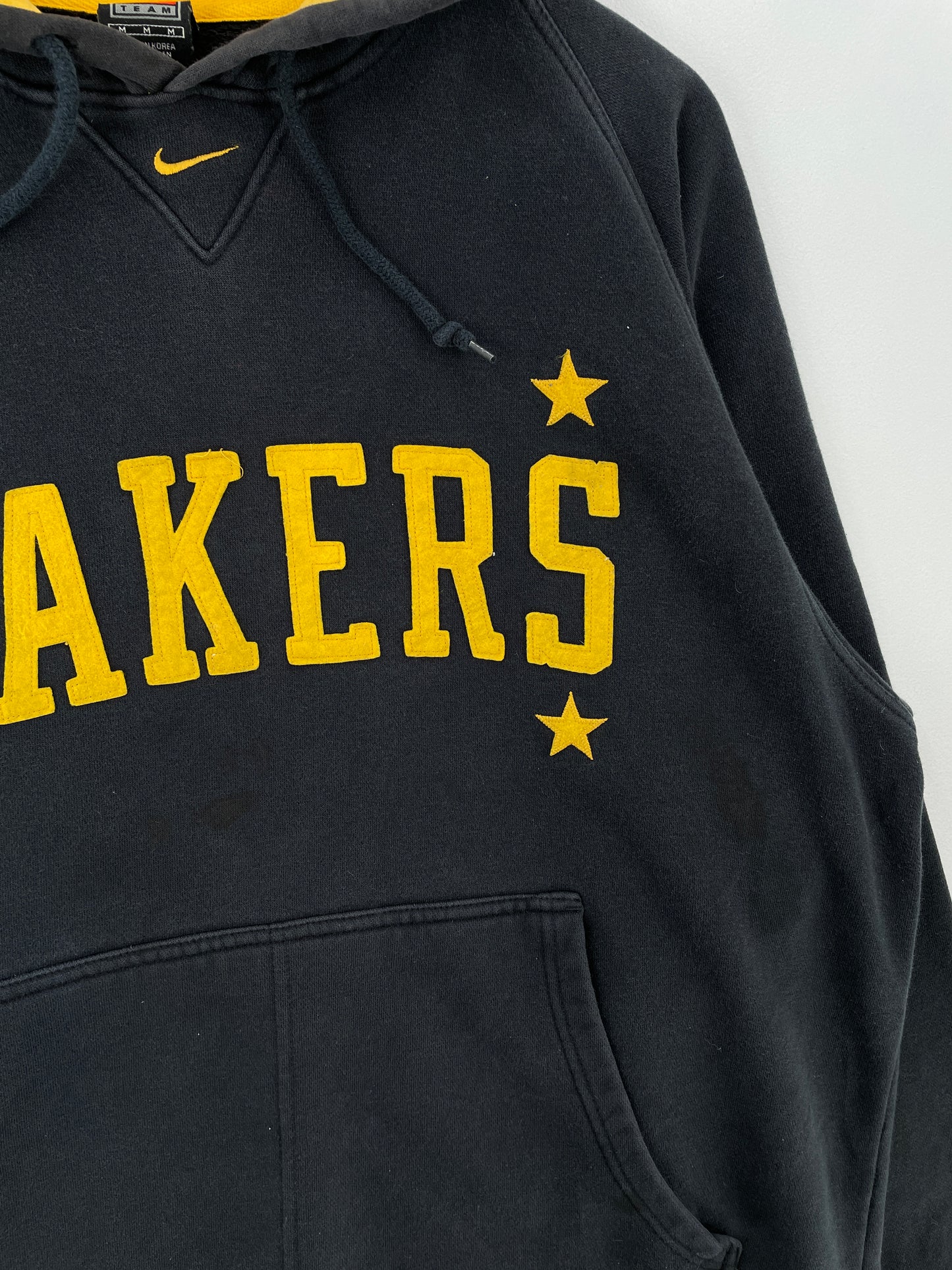 00' NIKE x LOS ANGELES LAKERS Size M Vintage NBA Hoodie Sweat shirt / E4305S
