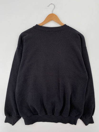 90's ONE HUNDRED BUCKS Made in USA Size L Vintage Sweat-Shirt / A9627