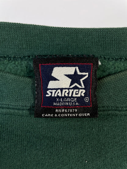 90's STARTER x NEW YORK JETS Made in USA Size XL Vintage NFL Sweat-Shirt / A7814