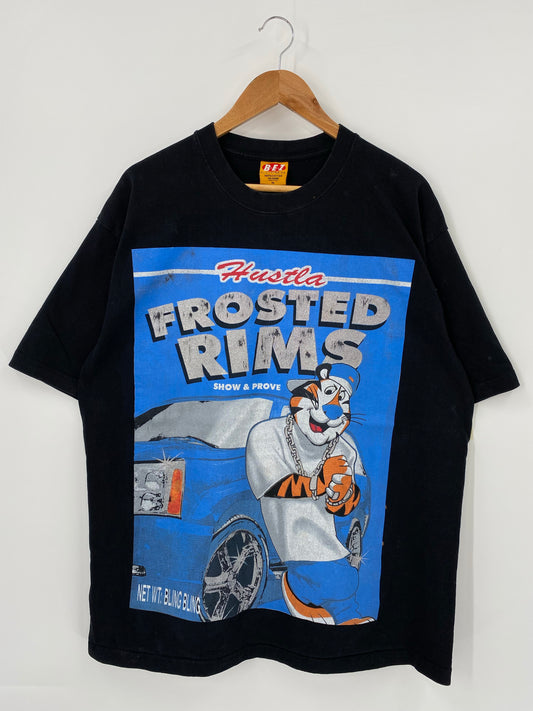 Vintage FROSTED RIMS Size XL Vintage T-Shirts / K4353