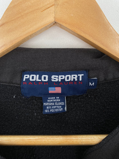 90’s POLO SPORT Size M Vintage Half Zip Sweat-Shirt/ A4247