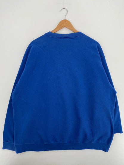 90’s NIKE MINI SWOOSH Made in USA Size XXL Vintage Damaged Sweat-shirt / E3782S