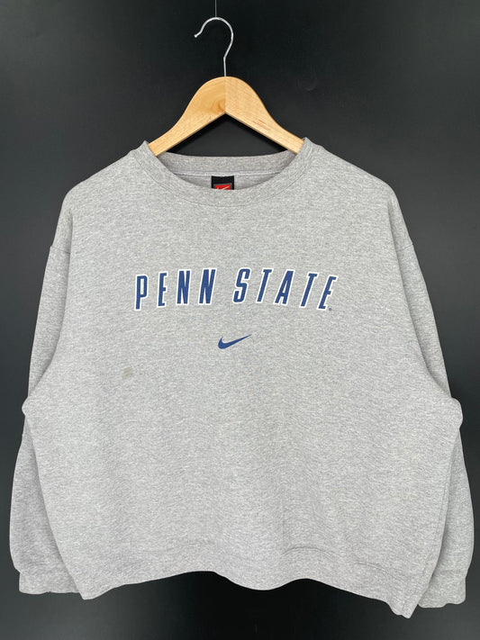 00' NIKE PENNSYLVANIA STATE UNIVERSITY Size L Vintage College Sweat-Shirts/ K9988