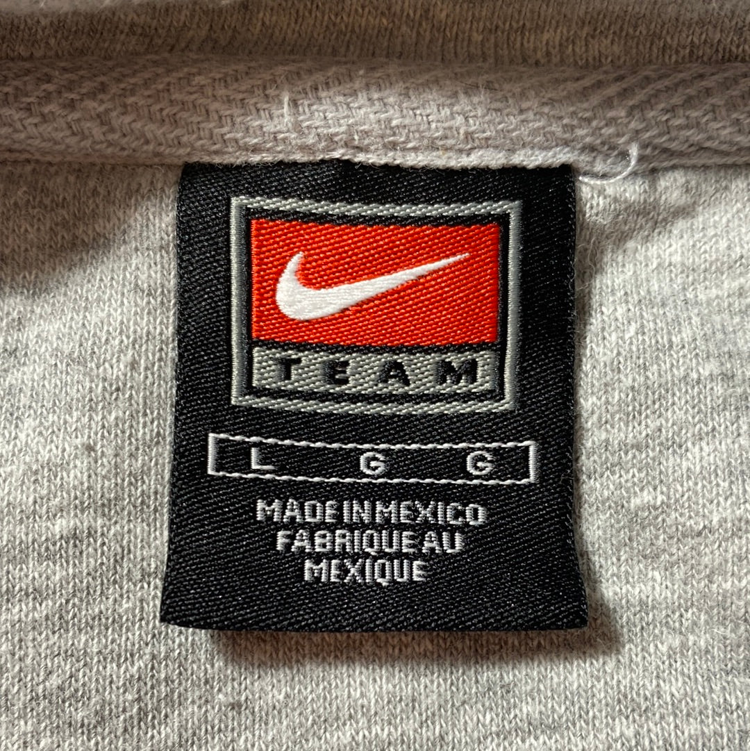 00' NIKE x IOWA Size L Vintage College Hoodie Sweat-shirt / E3153S