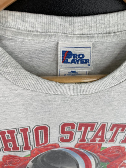 90's OHAIO STATE BUCKEYES Made in USA Size L Vintage NFL T-Shirt / A2161