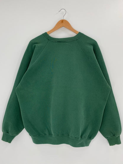 90’s ADIDAS CENTER LOGO Size L Vintage Sweat-Shirt / K4671
