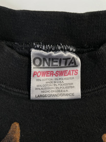 90's HORSE Made in USA Size L Vintage Animal Sweat-Shirt / E1215