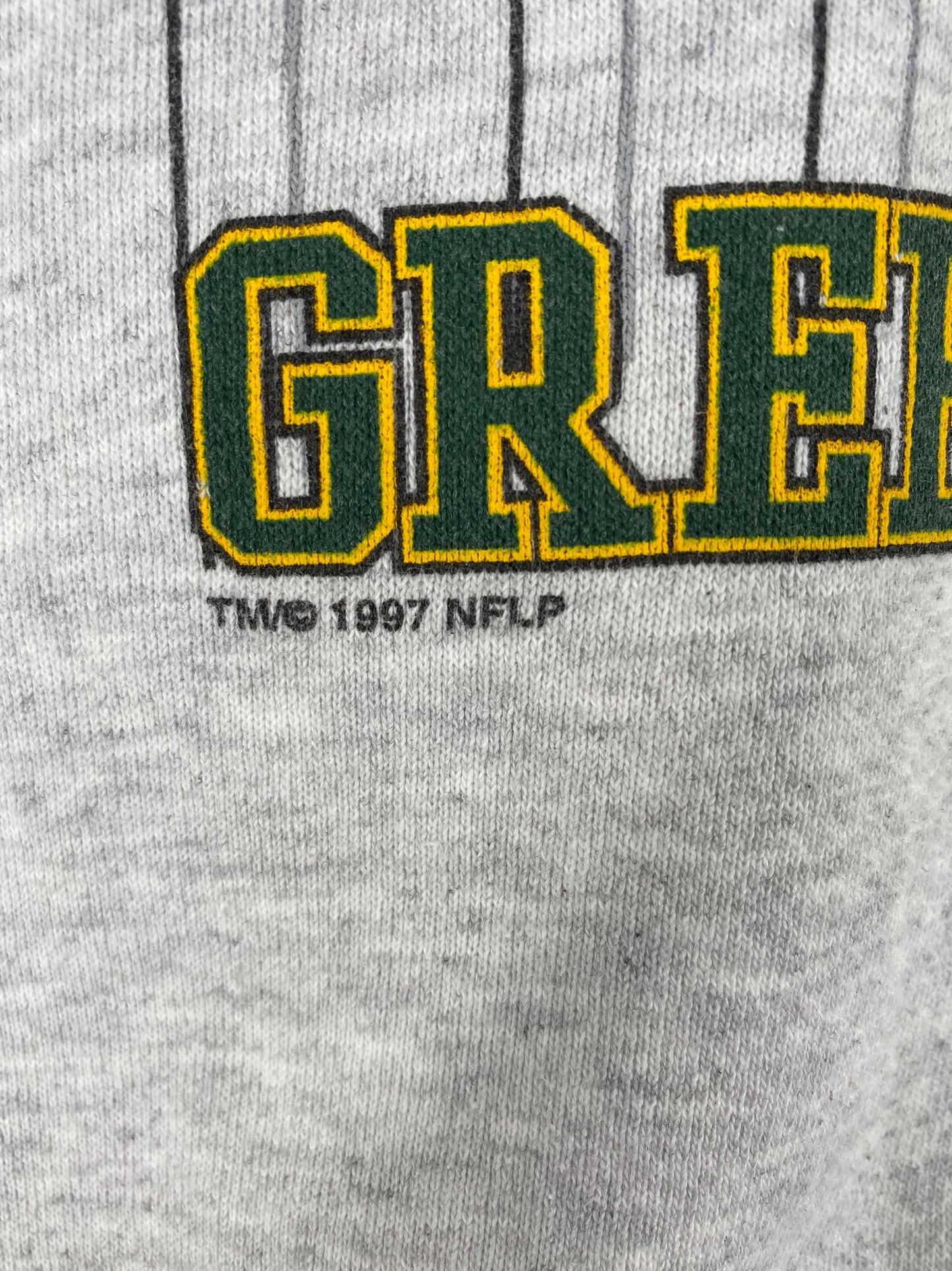 1997 GREEN BAY PACKERS Size No Tag(Approx.XL) Vintage NFL Sweat-Shirt/ A5932