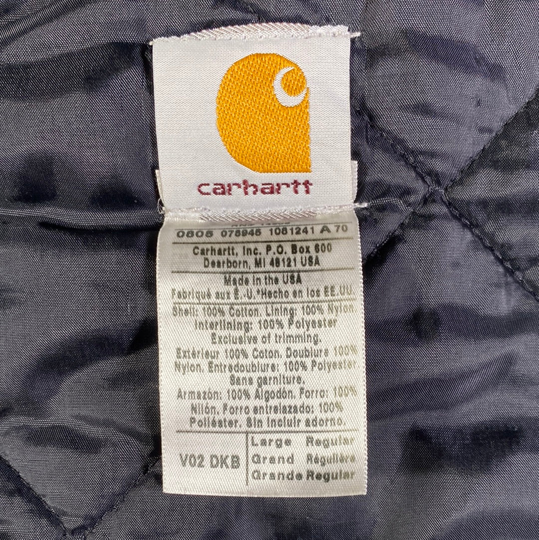 Vintage CARHARTT Made in USA Size L Duck Vest / E204