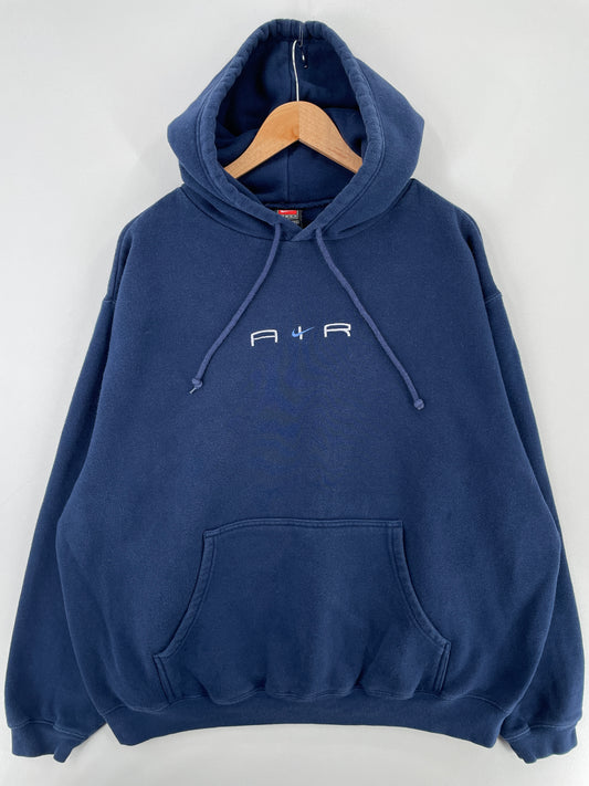 00' NIKE AIR Size XXL Vintage Hoodie Sweat-Shirt / E2728S
