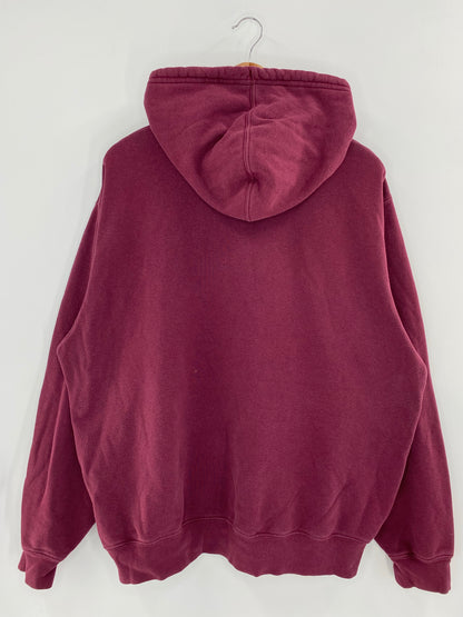 00' UNIVERSITY OF ARIZONA DUN DEVILS Size L Vintage Hoodie Sweat shirt / K5179