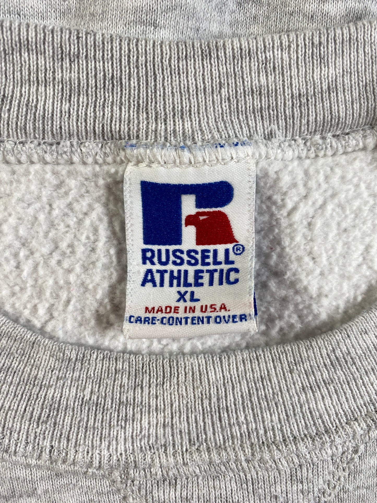 90's RUSSELL x WISCONSIN Size XL Vintage College Sweat-Shirt / E5979S