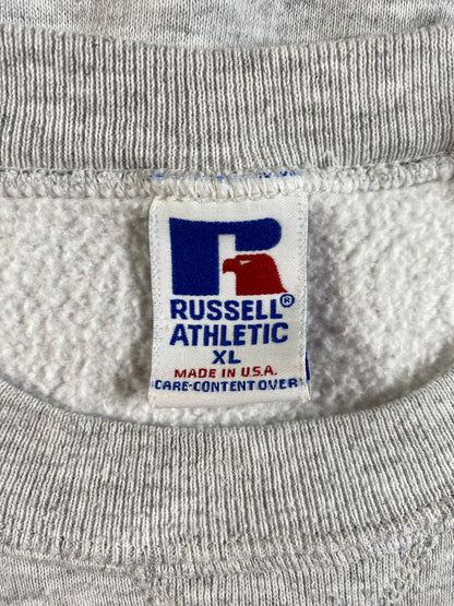 90's RUSSELL x WISCONSIN Size XL Vintage College Sweat-Shirt / E5979S