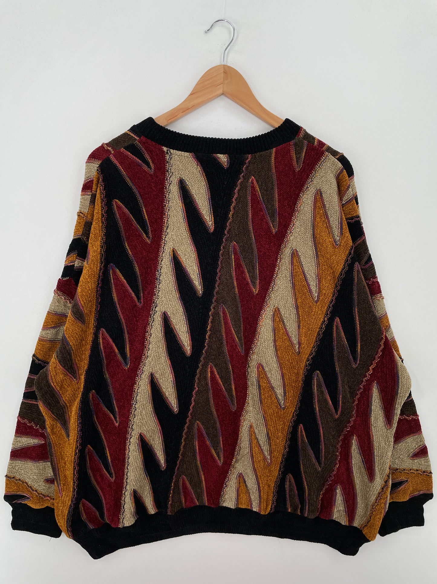 Vintage 3D COOGI-Style Size XXXL Knit Sweater / A7663