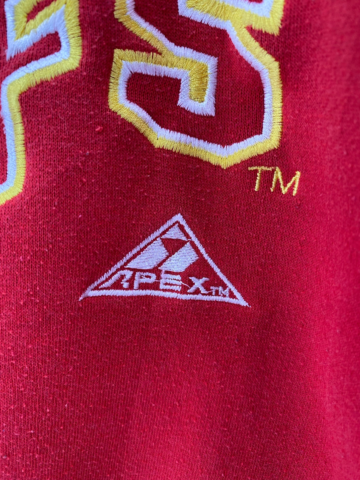 90's KANSAS CITY CHIEFS Size XL Vintage NFL Sweat - Shirt/ K6296