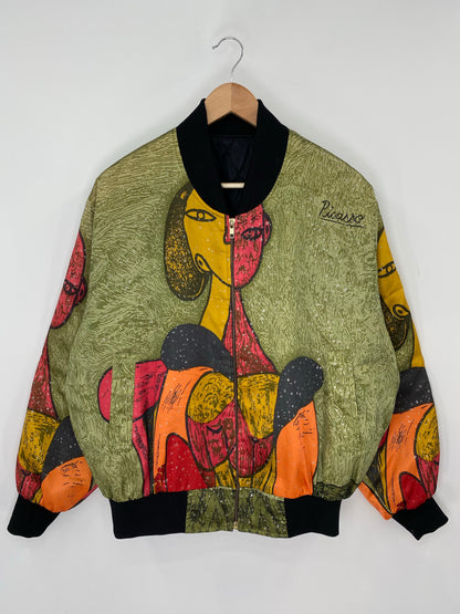 90's PICASSO Size No tag (Approx. L)  Vintage Padded Jacket / E162