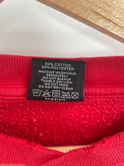 90's STARTER x DETROIT RED WINGS Made in USA Size L Vintage NHL Sweat-Shirts/ K8665