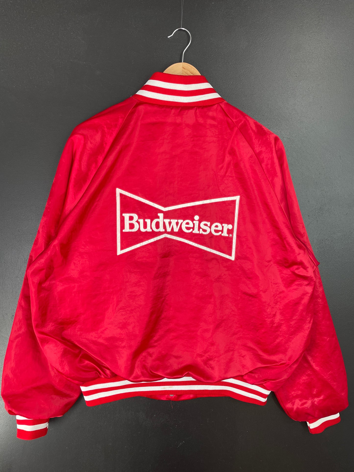 80’s BUDWEISER Made in USA Size XL Nylon Jacket / A9324