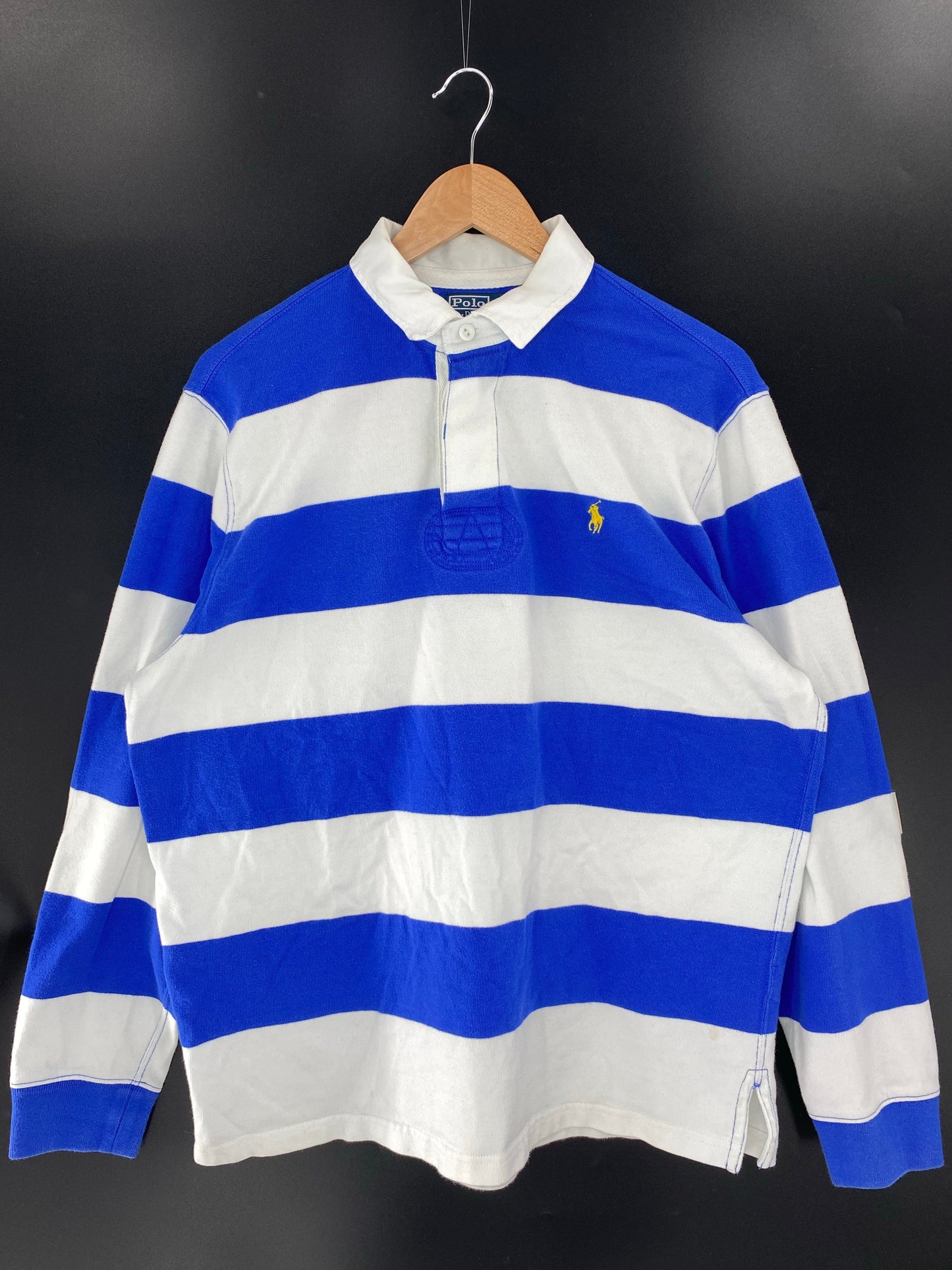 Vintage POLO RALPH LAUREN Size L Rugby-Shirt / A7143