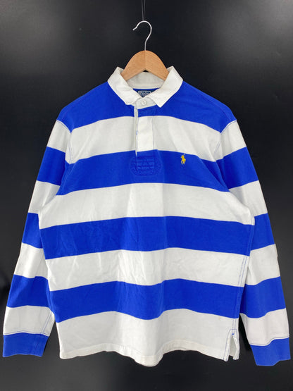 Vintage POLO RALPH LAUREN Size L Rugby-Shirt / A7143