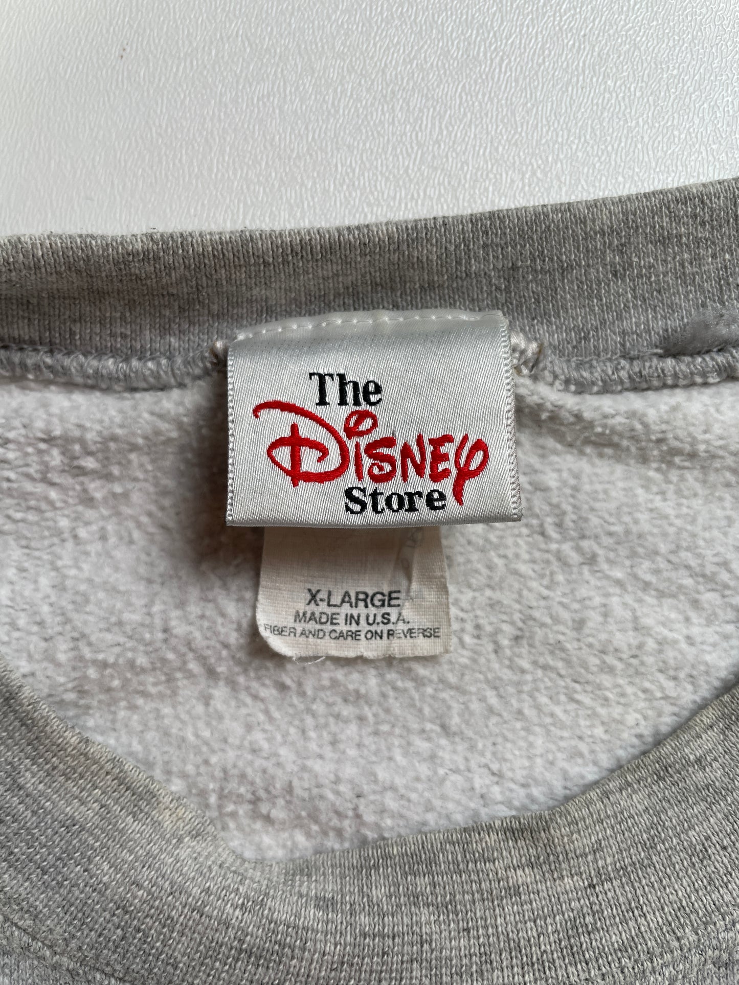 90's DISNEY MICKEY NEW YORK Made in USA Size XL Vintage Sweat-shirt / A3817