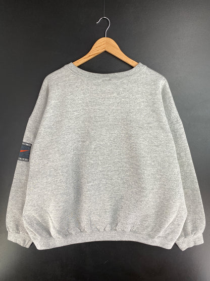 90's NIKE x SYRACUSE Made in USA Size XL Vintage College Sweat-Shirt / E266
