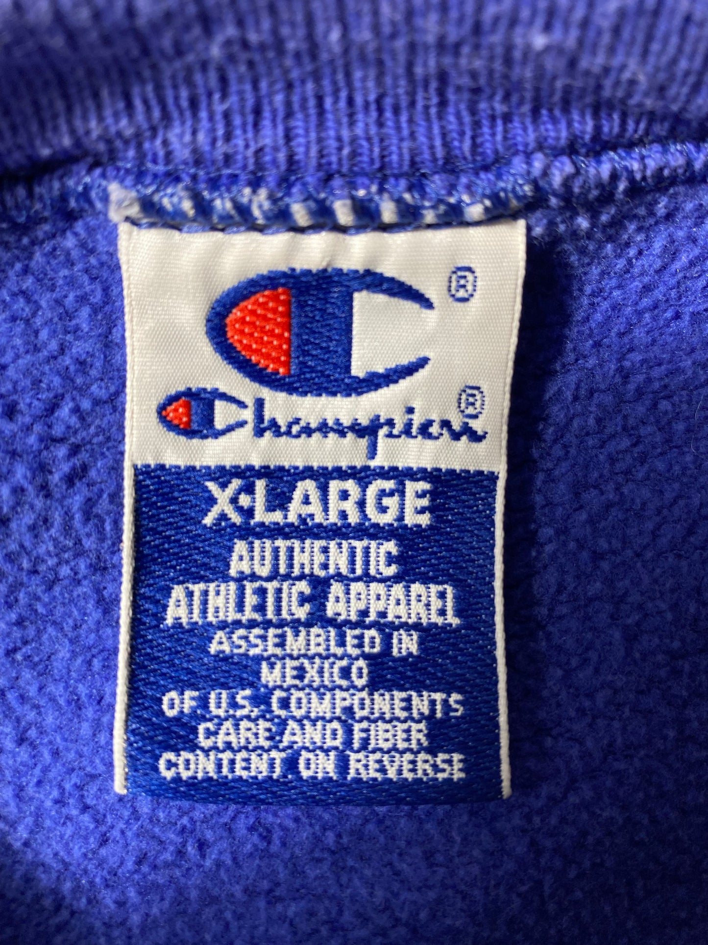 90's CHAMPION x KANSAS JAYHAWKS Size XL Vintage College Sweat-shirt / K6396