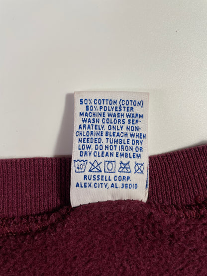 90's RUSSELL x TEXAS SOUTHERN Made in USA Size L Vintage College Sweat-shirt / E1340S