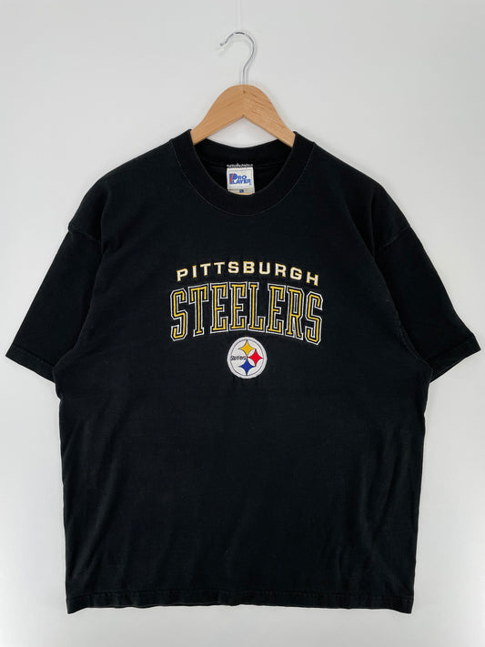 Vintage PITTSBURGH STEELERS Made in USA Size XL NFL T-shirt / A258