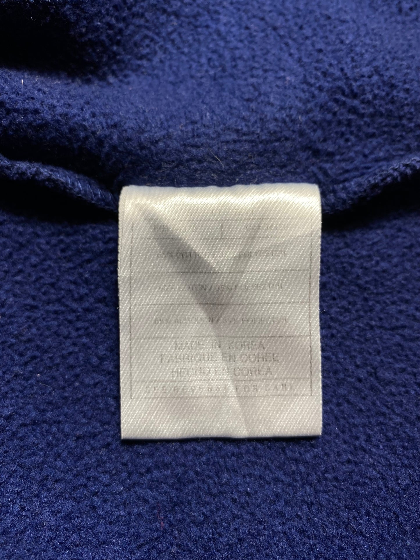 00’ NIKE ST. LOUIS BLUES Size XL Vintage NHL Half Zip-up Sweat-shirt / K6210