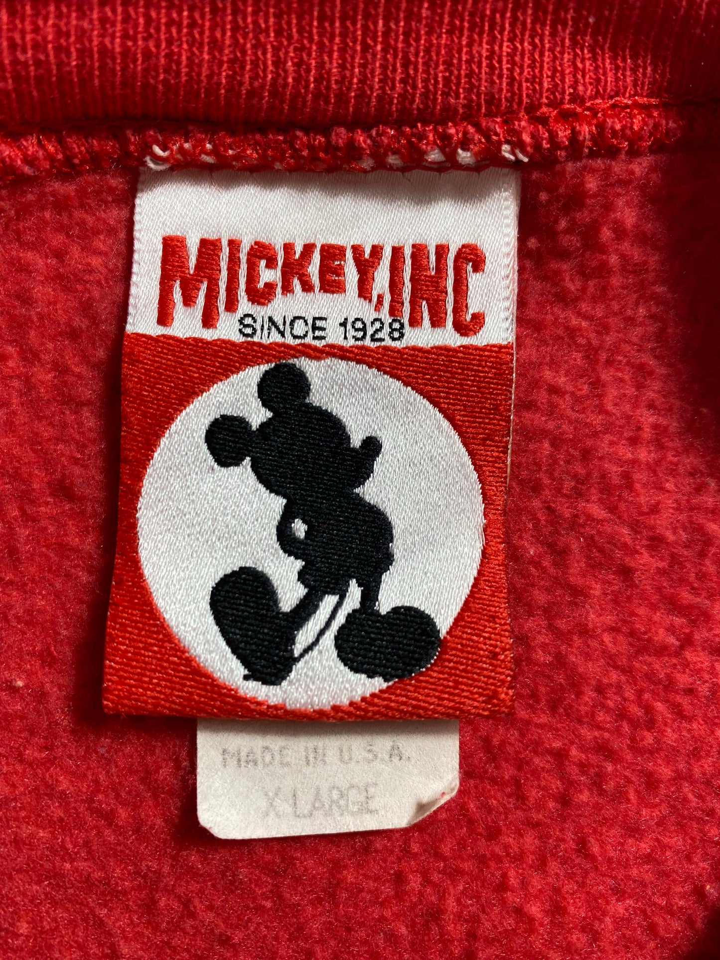 90's DISNEY MICKEY Made in USA Size XL Vintage Sweat-Shirt /K5496