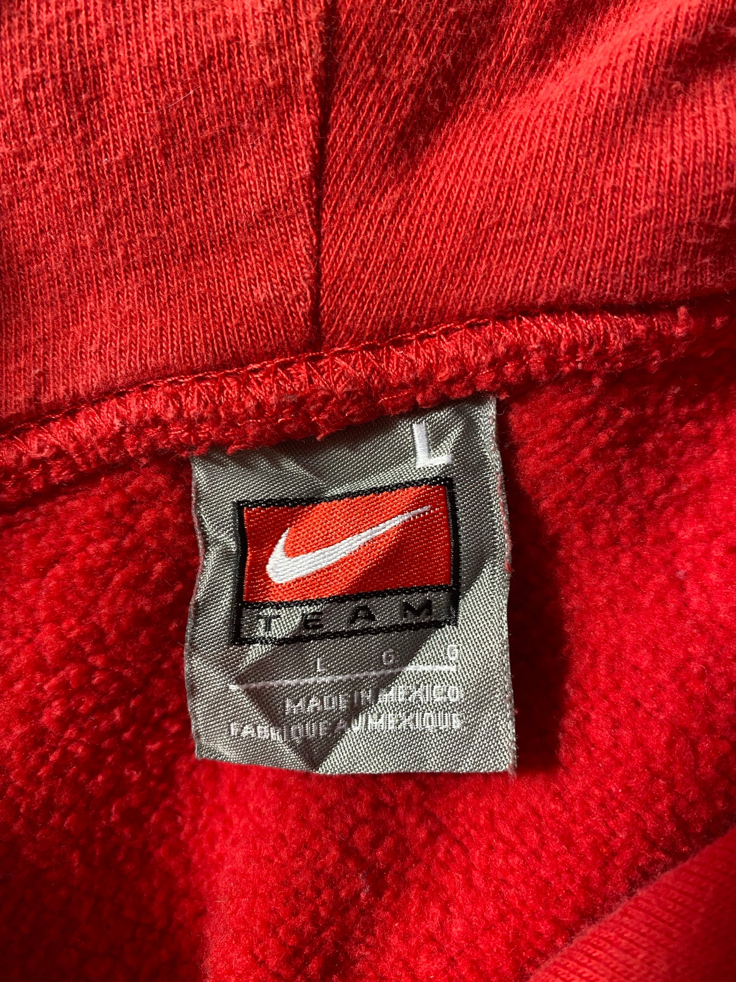 00' NIKE NEBRASKA Size L Vintage Hoodie Sweat shirt / K6570